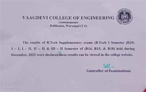 vaagdevi exams login|Best BTech College in warangal .